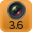 Obiettivo 3.6 mm